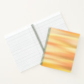 Carnet Spirale verte inspirée du coucher de soleil (Intérieur)