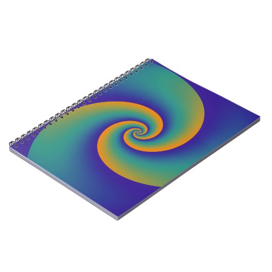Carnet Spirales Arrière - plans Abstraites V (Côté gauche)