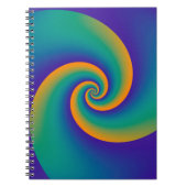 Carnet Spirales Arrière - plans Abstraites V (Devant)