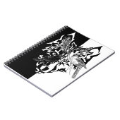 Carnet Spirit Animals in Black and White (Côté gauche)