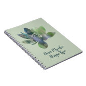 Carnet Spirit Cercle Vert Lotus Fleur Nam Myoho Renge (Côté Droit)