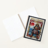Carnet Spirit of Bushido Embroidered Samurai & Mount Fuji (Intérieur)