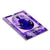 Carnet Spirituelle pourpre assis Yoga Pose (Côté Droit)