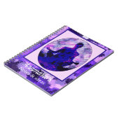 Carnet Spirituelle pourpre assis Yoga Pose (Côté gauche)