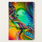 Carnet Splash ! Bulles colorées Recettes Abstraites (Verso)