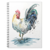 Carnet Splash de coq - Aquarelle (Devant)