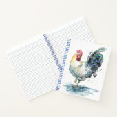 Carnet Splash de coq - Aquarelle (Intérieur)