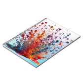 CARNET SPLATTER DRIP DROP (Côté gauche)