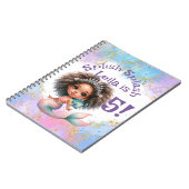 Carnet Splish Splash Mermaid Party Anniversaire Mémoire (Côté gauche)