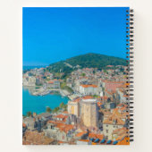 Carnet Split, Croatie - Spirale de ville côtière (Dos)