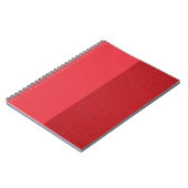 Carnet Split-Texture Tomate Red Spiral (Personnali (Côté gauche)