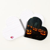 Carnet Spooky Candlelit Pumpkin Graveyard Notebook (Intérieur)