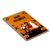 Carnet Spooky Halloween – Citrouille, Fantôme & (Côté Droit)