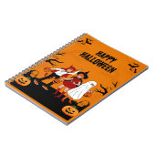 Carnet Spooky Halloween – Citrouille, Fantôme & (Côté gauche)