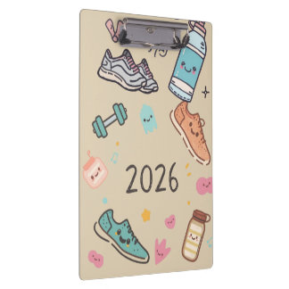 Carnet Sport 2026 – Agenda Sportif Mignon Klembord