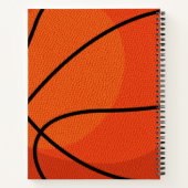 Carnet Sport de basket-ball personnalisé (Dos)
