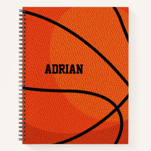 Carnet Sport de basket-ball personnalisé