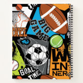 Carnet Sport Pattern With Balls (Dos)