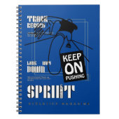 Carnet Sport sportif continuer à pousser (Devant)