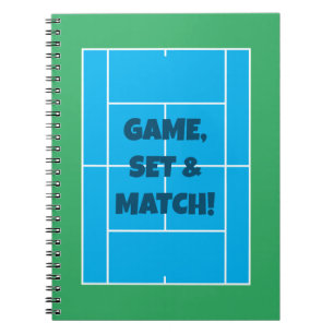 Carnet sportif personnalisé pour joueur de tennis