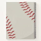 Carnet Sports de baseball personnalisés (Dos)