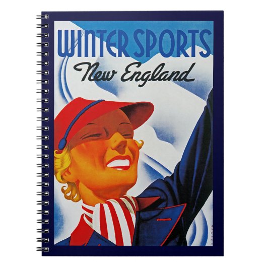 Carnet Sports d'hiver en Nouvelle-Angleterre (Devant)