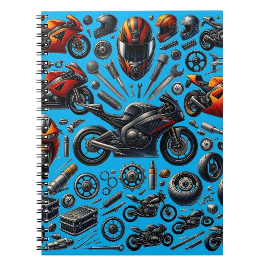 Carnet Sports Motorcycles: Speed and Performance (Devant)