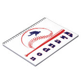 Carnet Sports Tout Étoiles À Thème De Baseball (Côté gauche)