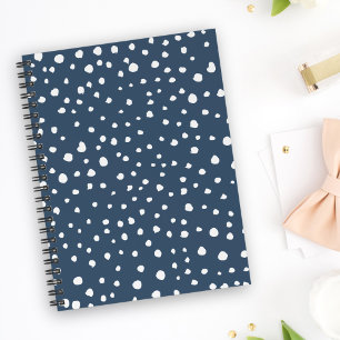 Carnet Spots Dalmatiens Bleus Marine, Points Dalmatiens, 