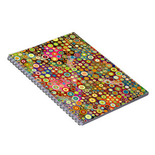 Carnet Spots rétro colorés + votre idée