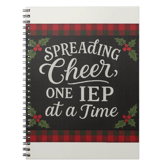 Carnet Spreading Cheer, One IEP at a Time (Devant)