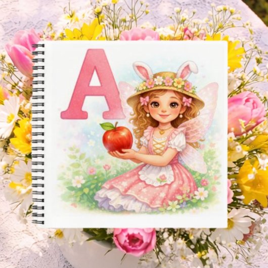 Carnet Spring Alphabet Letter A Notebook for Kids