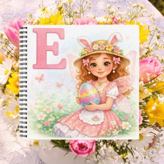 Carnet Spring Alphabet Letter E Notebook for Kids