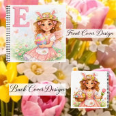 Carnet Spring Alphabet Letter E Notebook for Kids