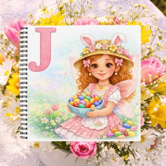 Carnet Spring Alphabet Letter J Notebook for Kids