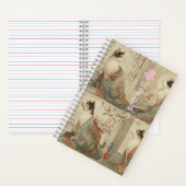 Carnet "Spring at Dawn" Japanese Cat in Kimono Art (À l'intérieur)