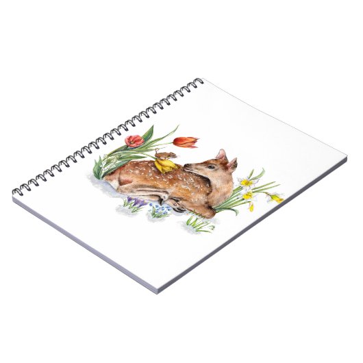 Carnet Spring Deer (Côté gauche)