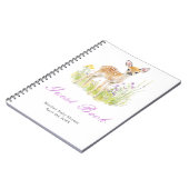 Carnet Spring Deer Baby Shower Guest Book (Côté gauche)