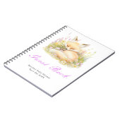 Carnet Spring Fox Baby Shower Guest Book (Côté gauche)