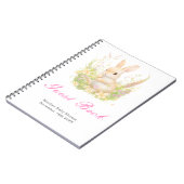 Carnet Spring Rabbit Baby Shower Guest Book (Côté gauche)