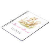 Carnet Spring Squirrel Baby Shower Guest Book (Côté gauche)
