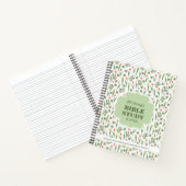 Carnet Spring Tulips Pattern Personalized Bible Study (Intérieur)