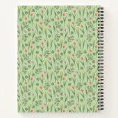 Carnet Spring Tulips Pattern Personalized Bible Study (Dos)