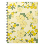 Carnet Spring Yellow Floral Pattern (Devant)