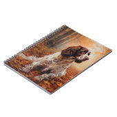 Carnet Springer Spaniel à l'automne Feuilles automne Insp (Côté gauche)