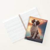 Carnet Springer Spaniel au bord d'un lac (Intérieur)