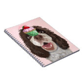 Carnet Springer Spaniel avec Cupcake 2 (Côté Droit)