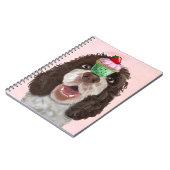 Carnet Springer Spaniel avec Cupcake 2 (Côté gauche)