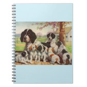 Carnet springer spaniel maman et chiots (Devant)