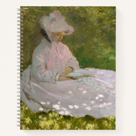 Carnet Springtime, Impressionist Portrait, Claude Monet (Devant)
